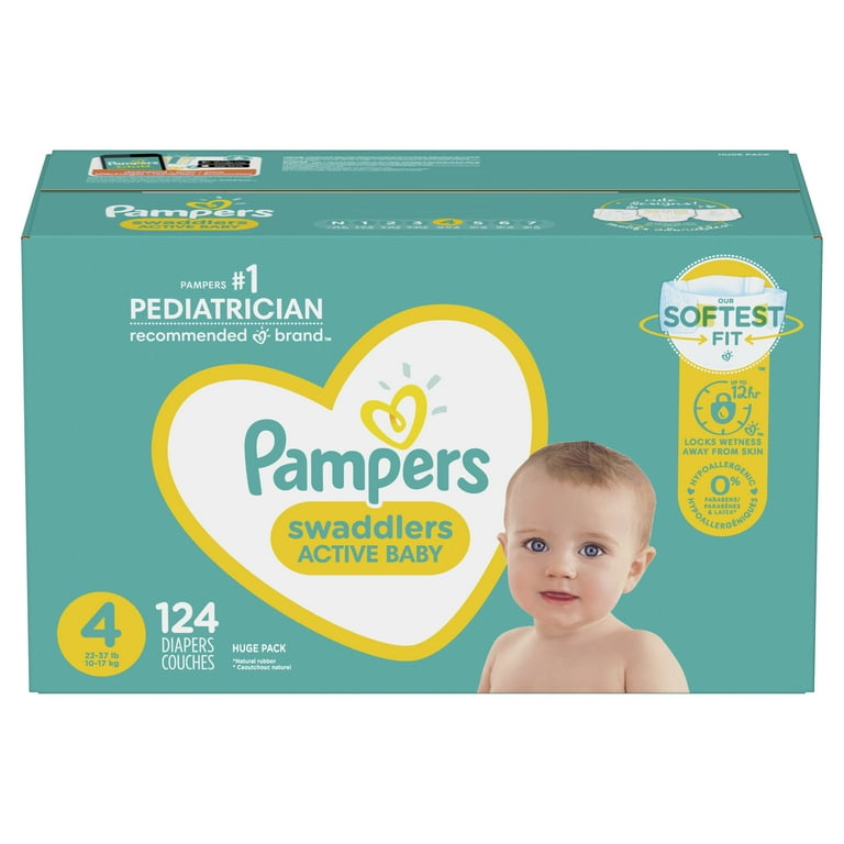 pampers 4 active baby wielopak