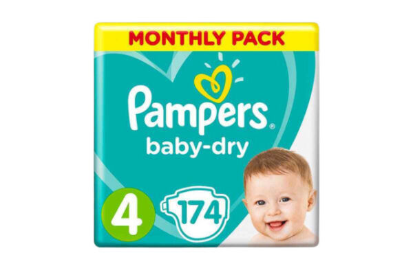 pampers 4 baby dry 174