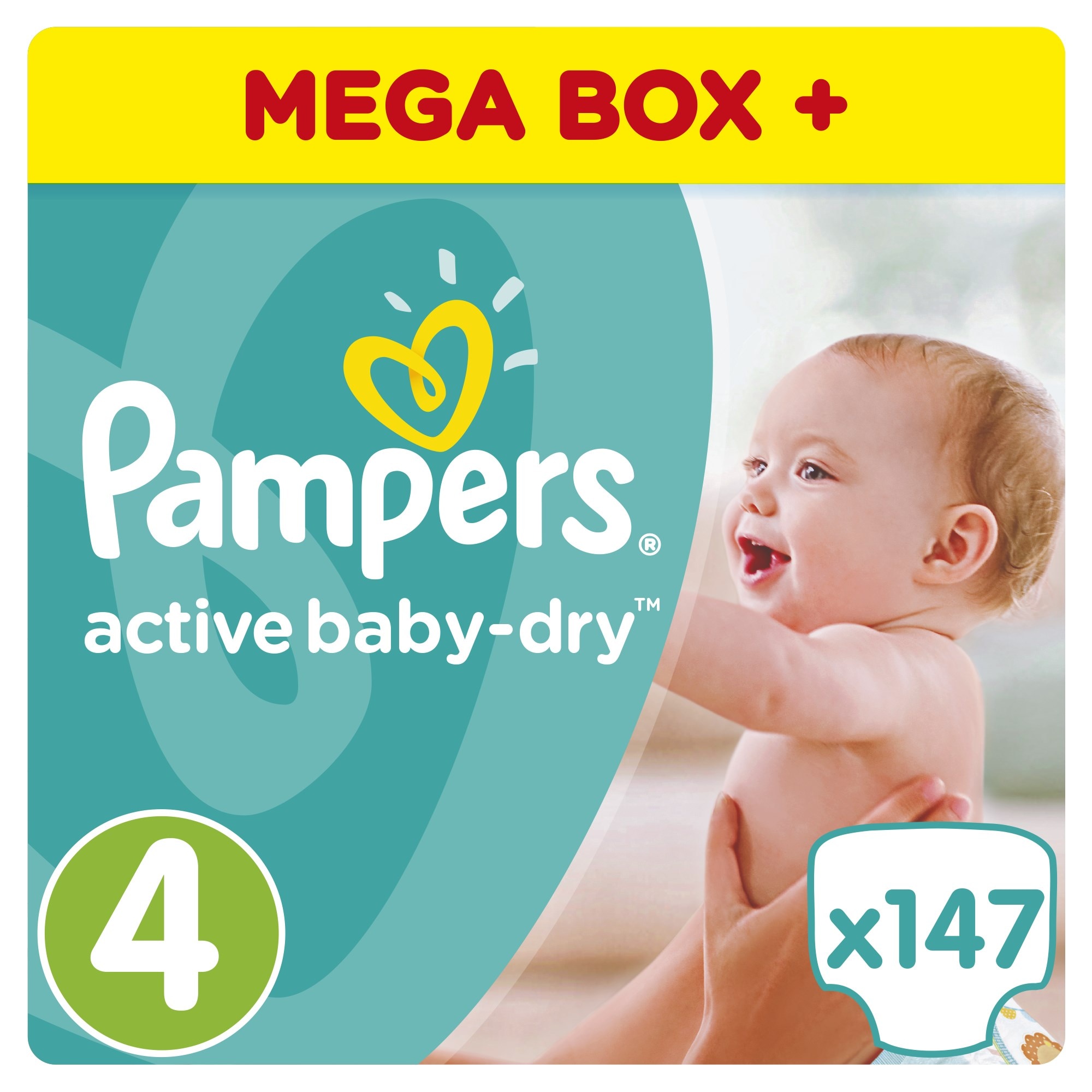 pampers 4 mega box 147