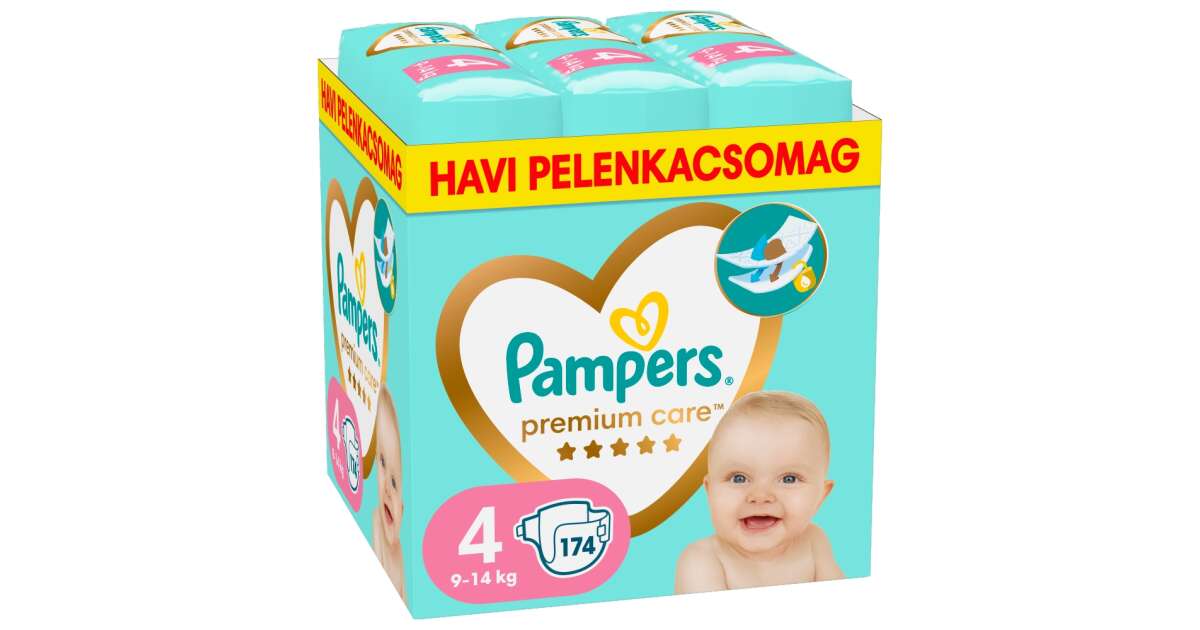 pampers 4 mega box 174