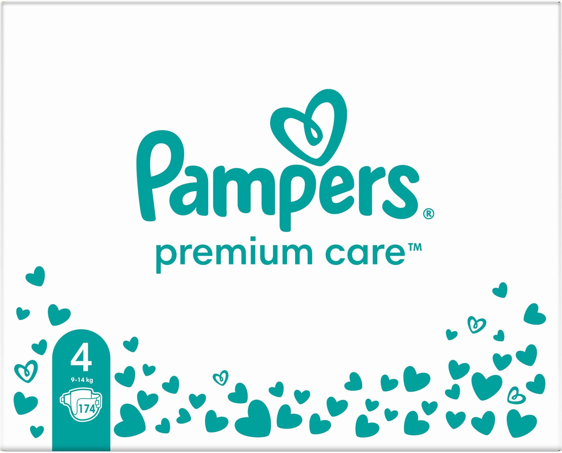 pampers 4 pieluchy 174 sztuki