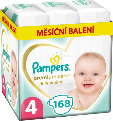 pampers 4 premium care 168