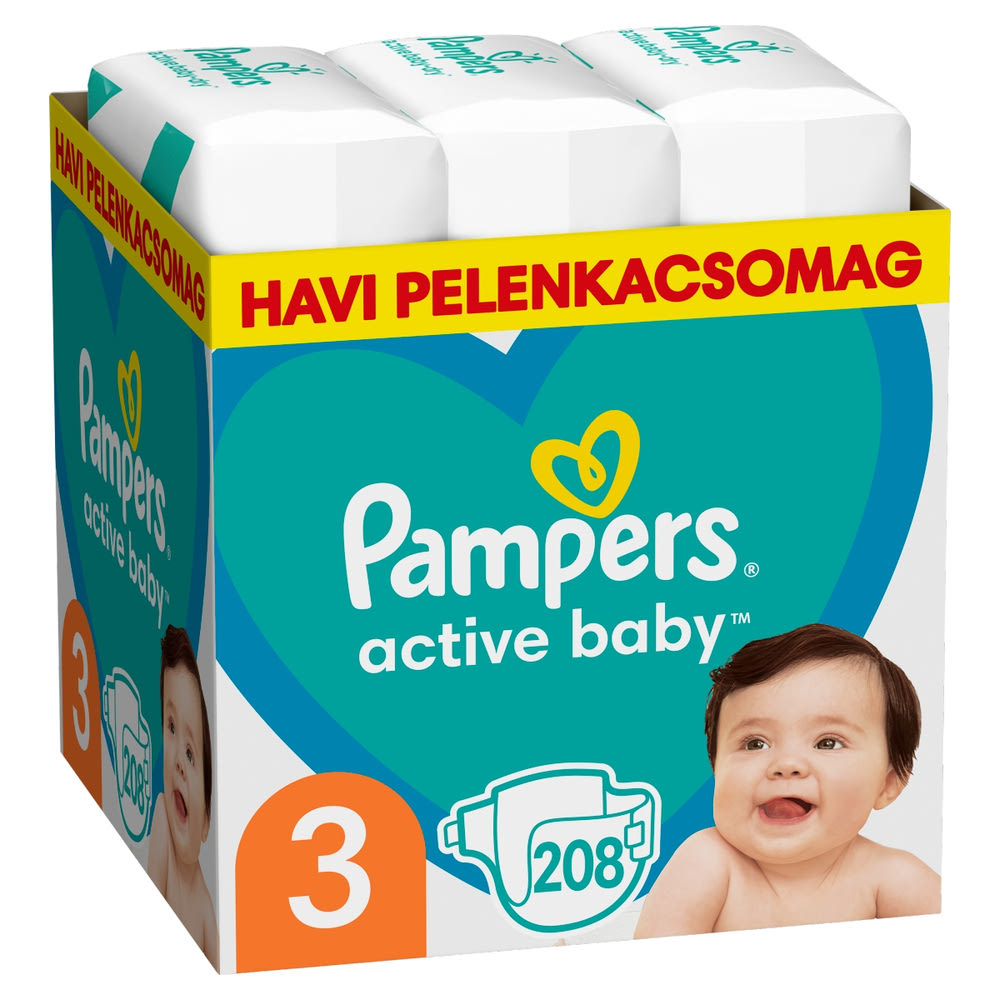 pampers 4 rossmann active baby 4+