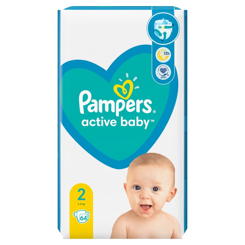 pampers 64 szt