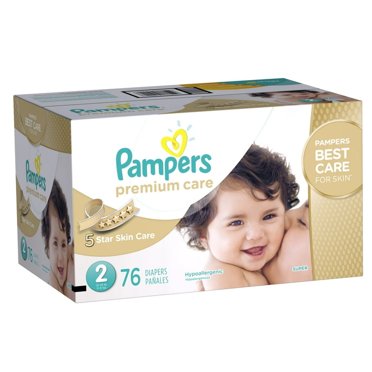 pampers 76 szt 2