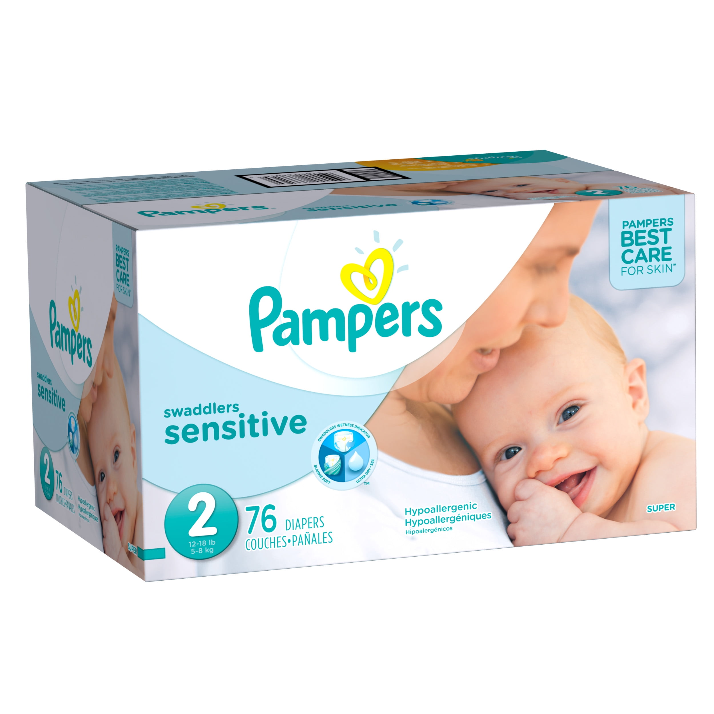 pampers 76 szt 2