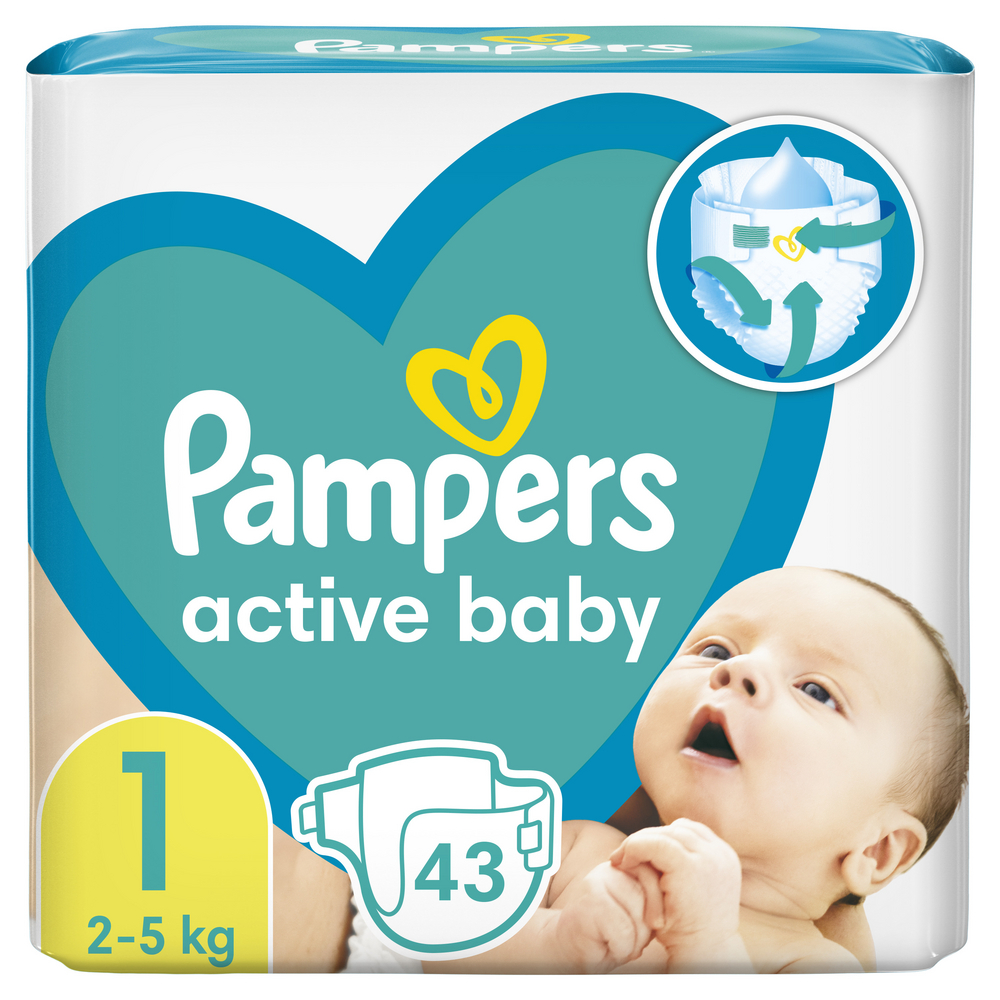 pampers activ baby 17 sztuk