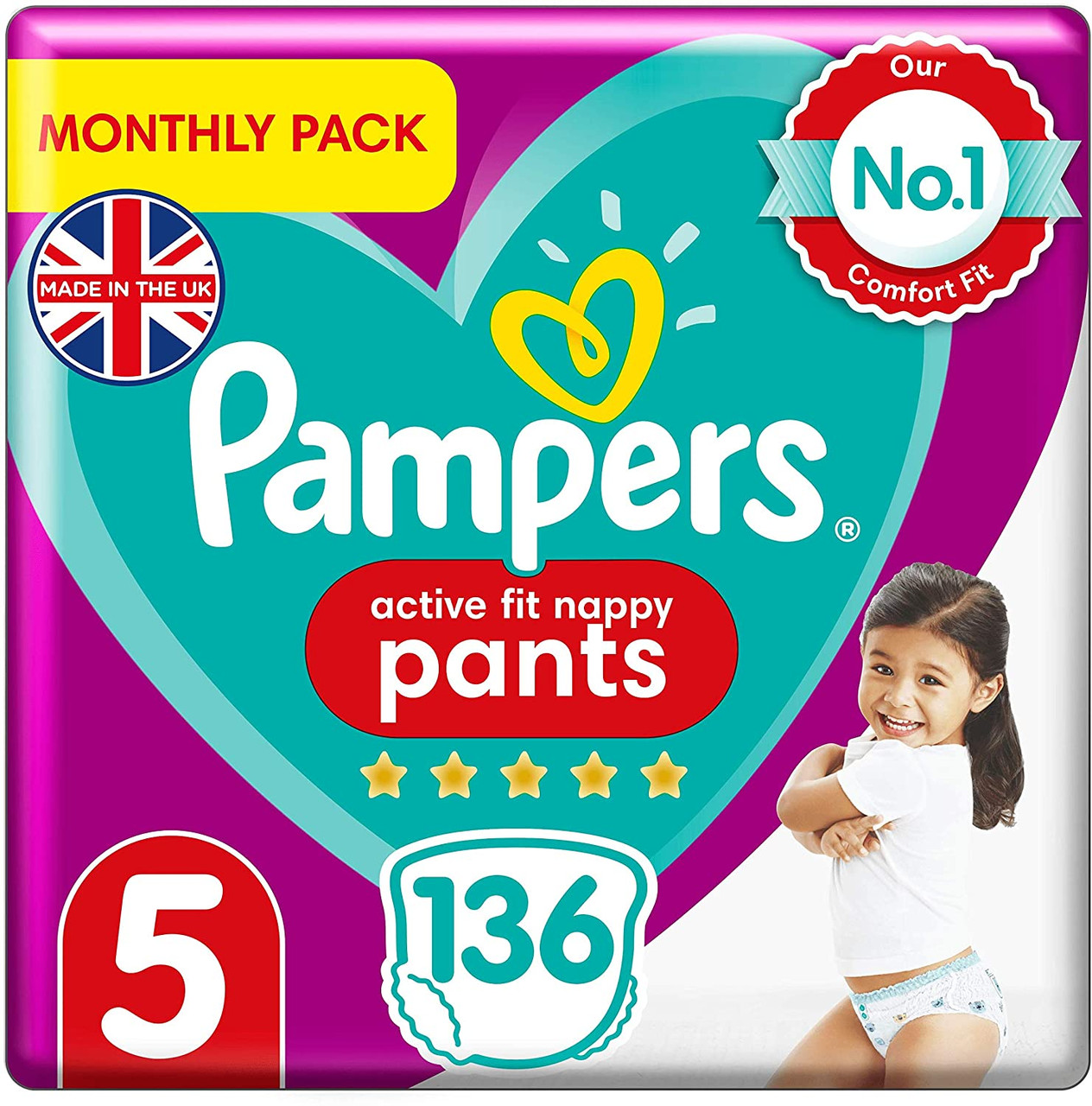 pampers activ fit 4 5