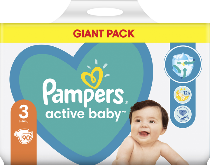 pampers active 5 90szt