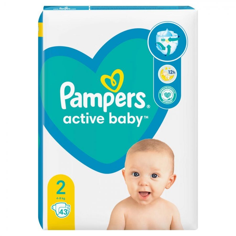 pampers active baby 2 cena 144 sztuk