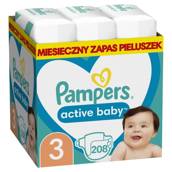 pampers active baby 3 100 szt