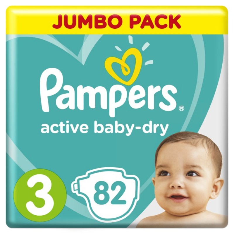 pampers active baby 3 6-10 кг