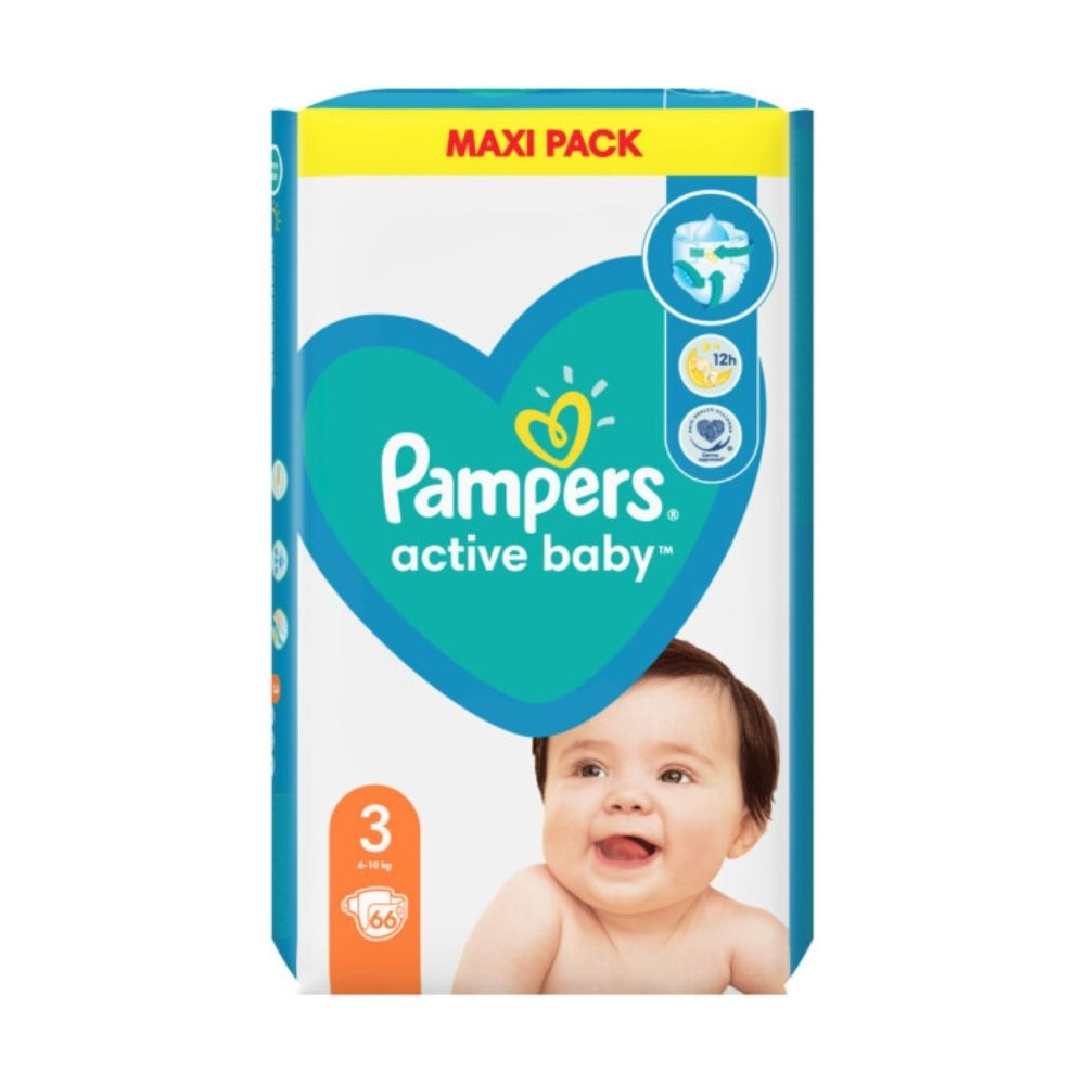 pampers active baby 3 maxi pack