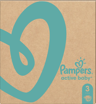 pampers active baby 3 midi 208szt