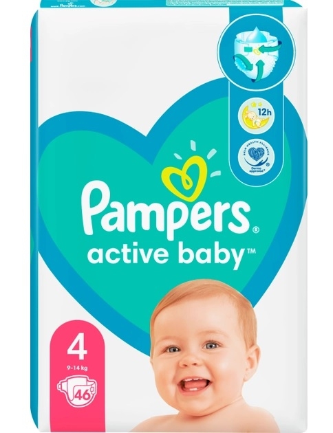 pampers active baby 4