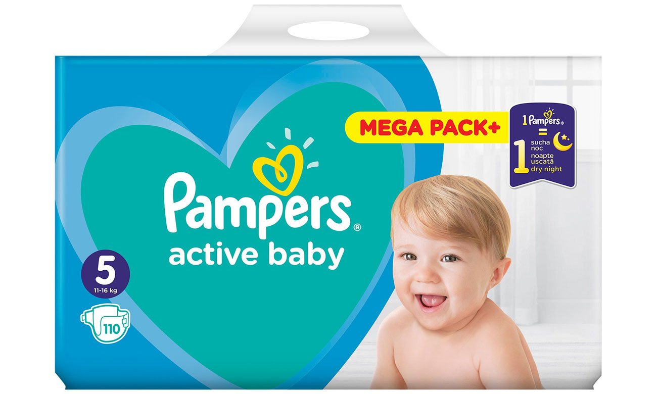 pampers active baby 5 110 szt