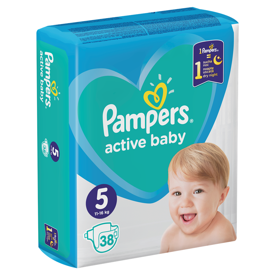 pampers active baby 5 38szt