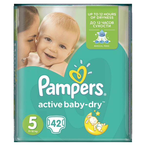 pampers active baby 5 42szt