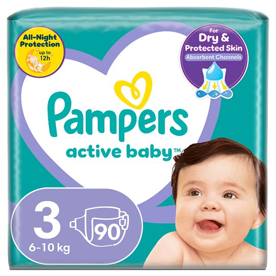 pampers active baby dry 3 68 szt tesco