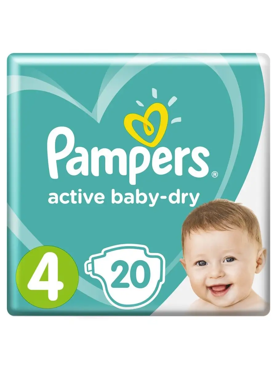 pampers active baby dry 4 mega paka