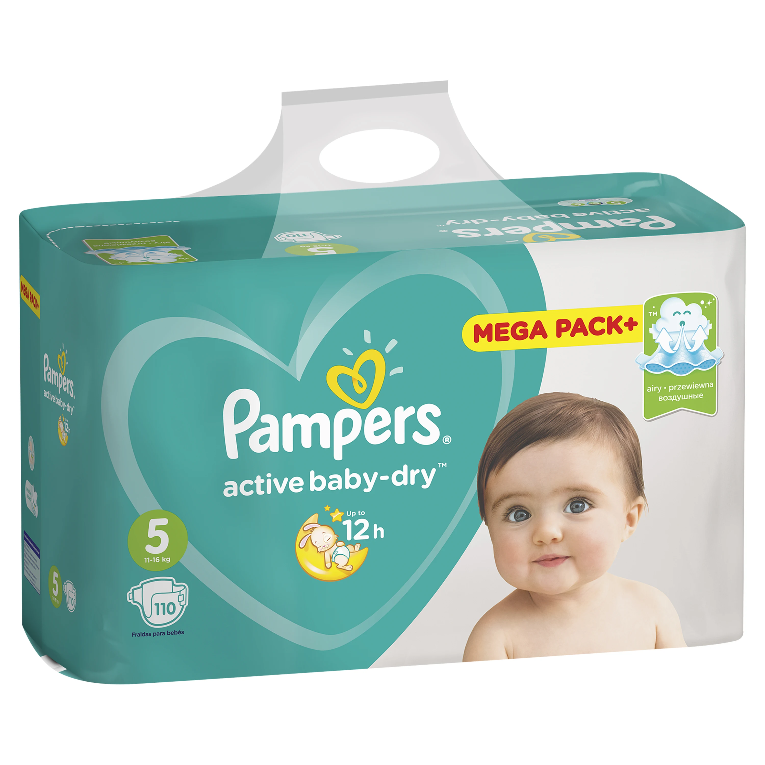 pampers active baby dry 5 110