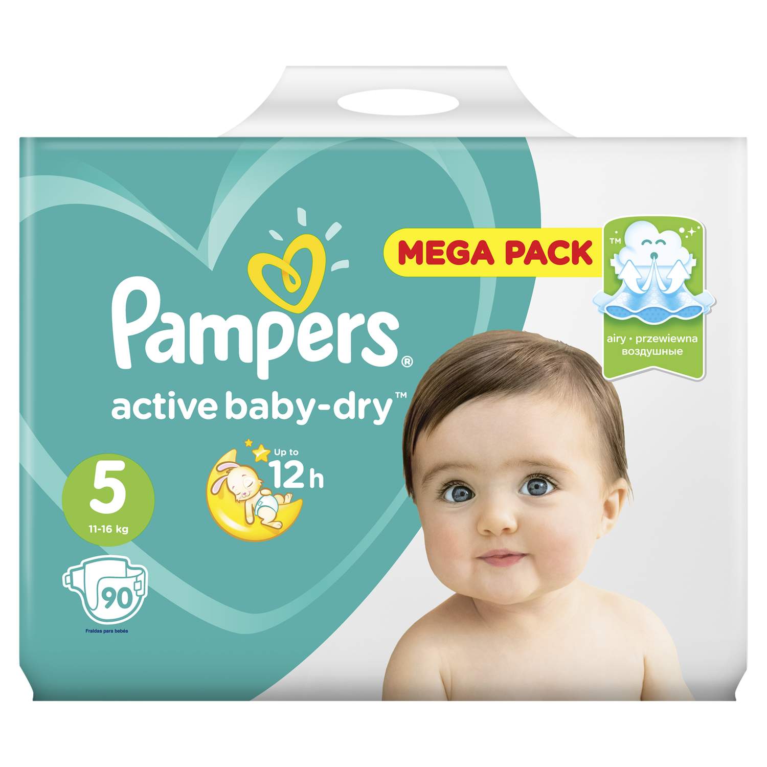 pampers active baby dry junior