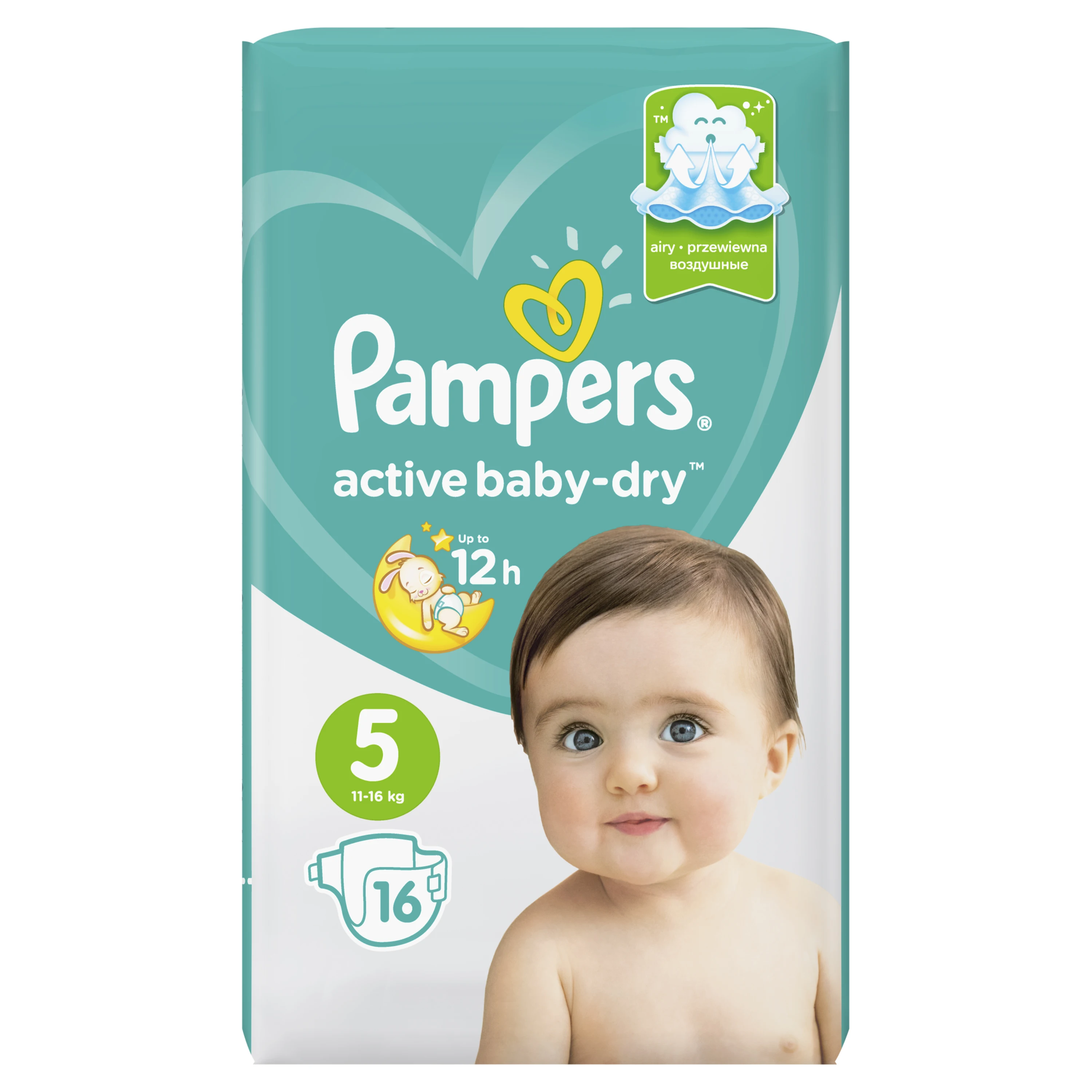 pampers active baby dry junior