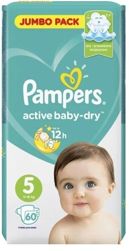 pampers active baby-dry pieluchy nr 5