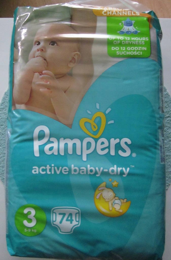 pampers active baby-dry74 szt