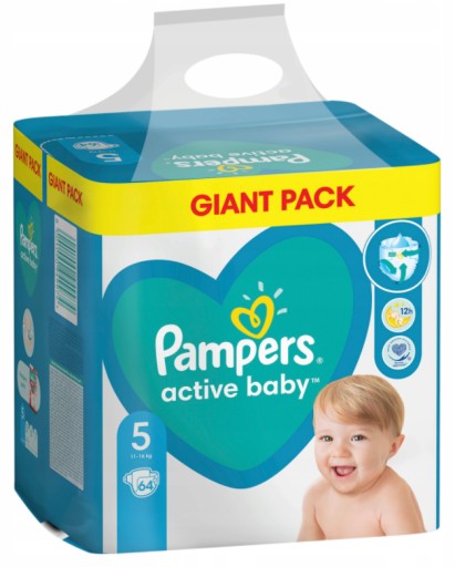 pampers active baby pieluchy 5