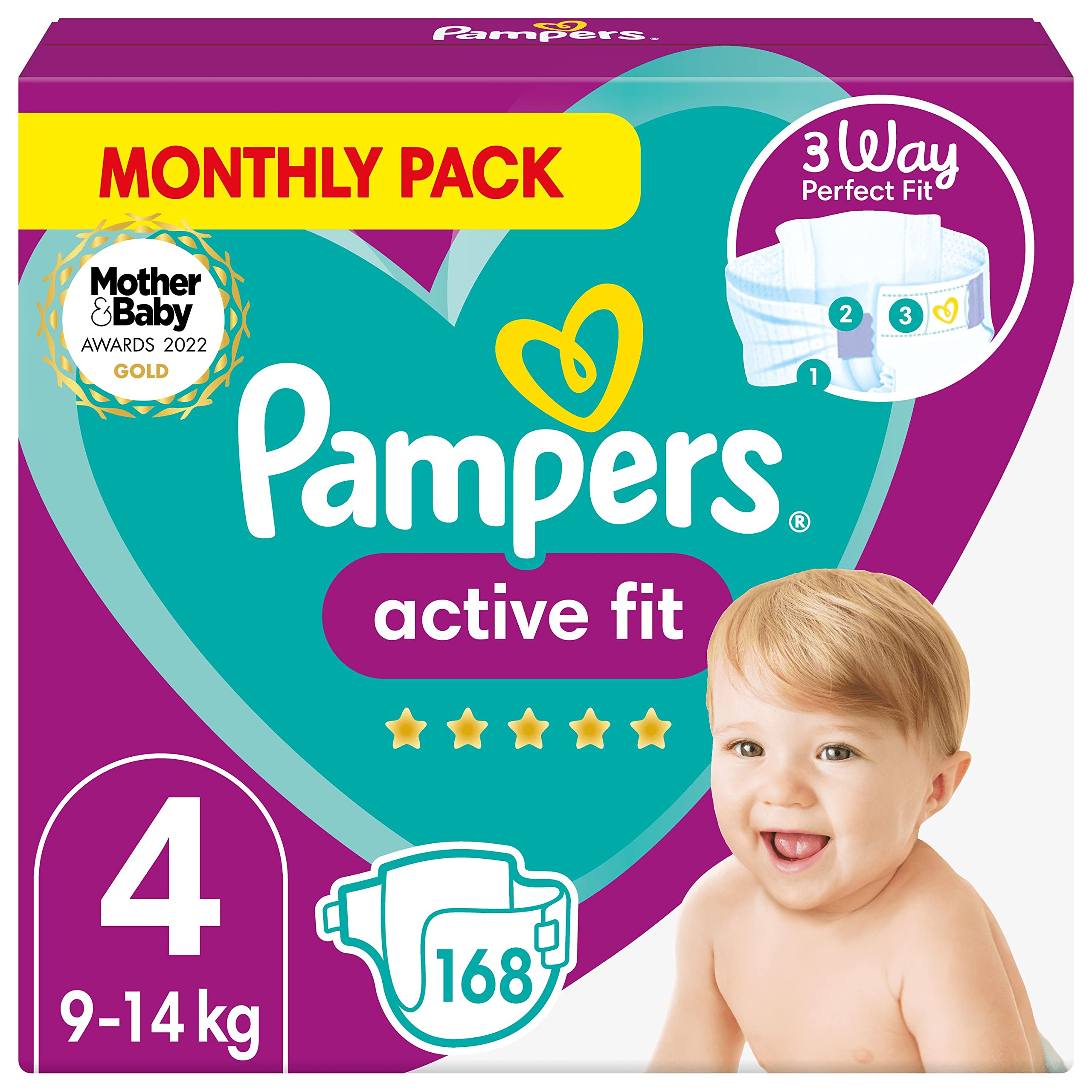 pampers avtive 4