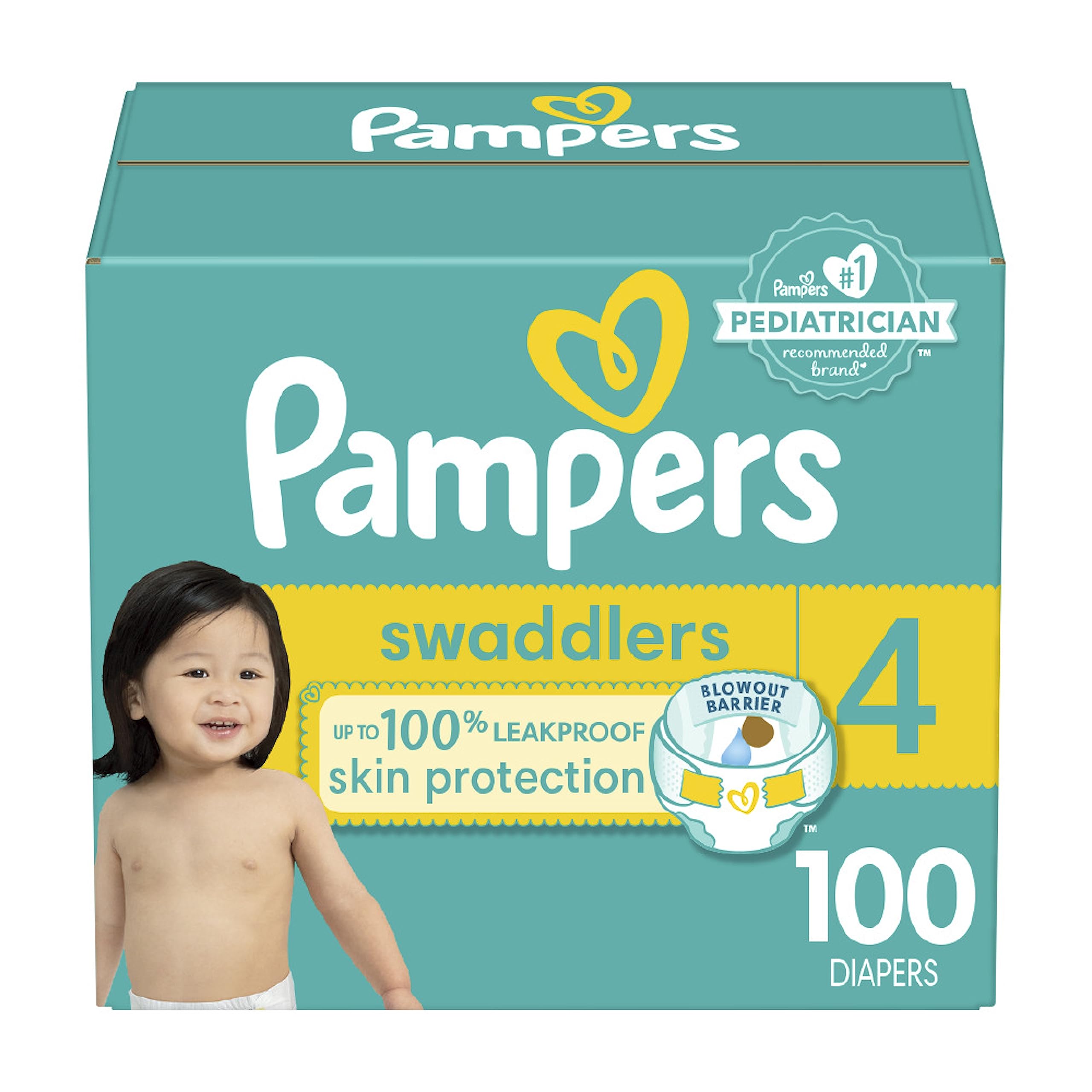 pampers baby active 2 100