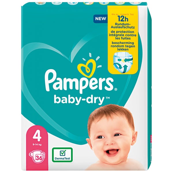 pampers baby dry 4 cena