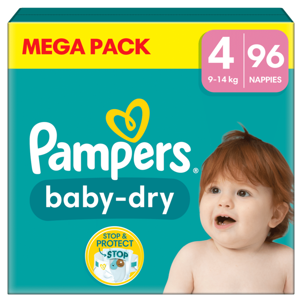 pampers baby dry 4 megapack