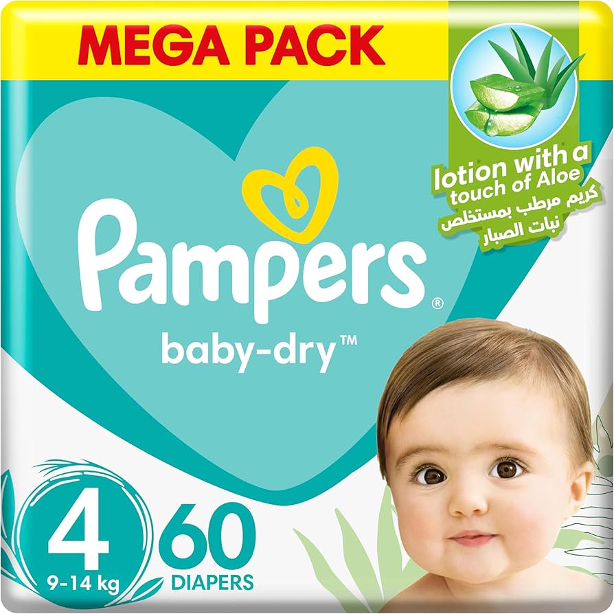 pampers baby dry 4 megapack