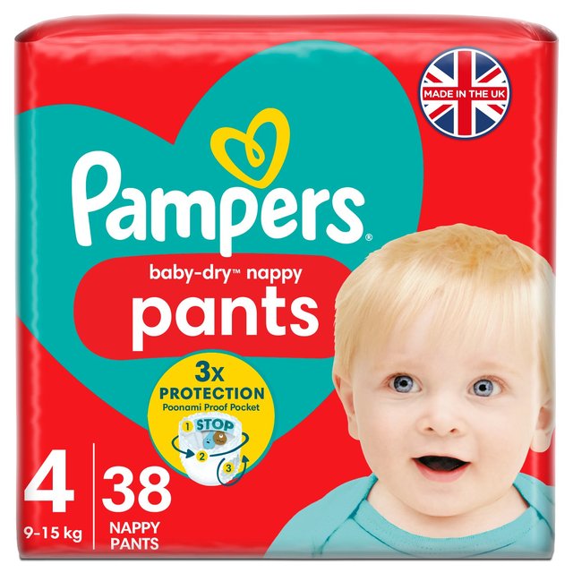 pampers baby dry 96 nappy pants size 4 najtaniej