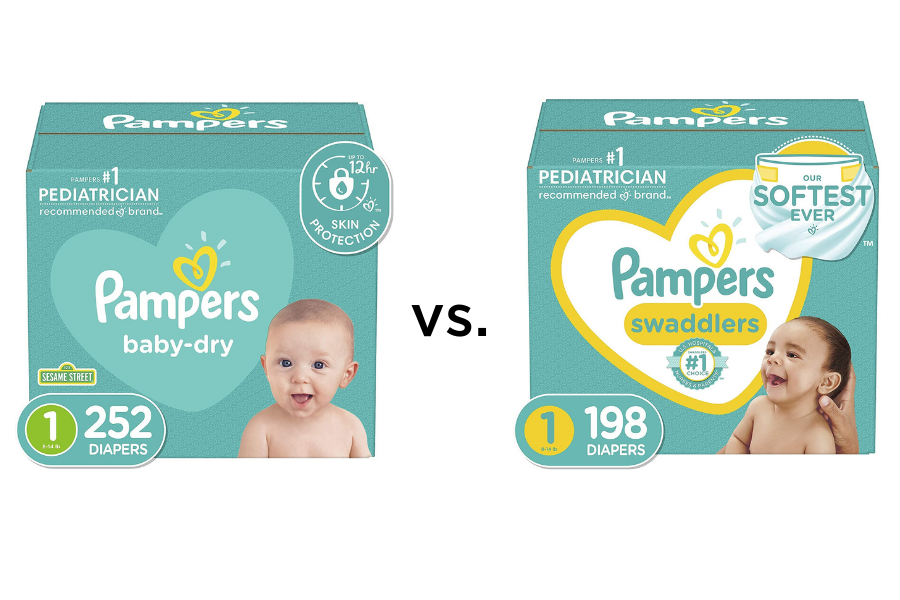 pampers baby dry vs premium care