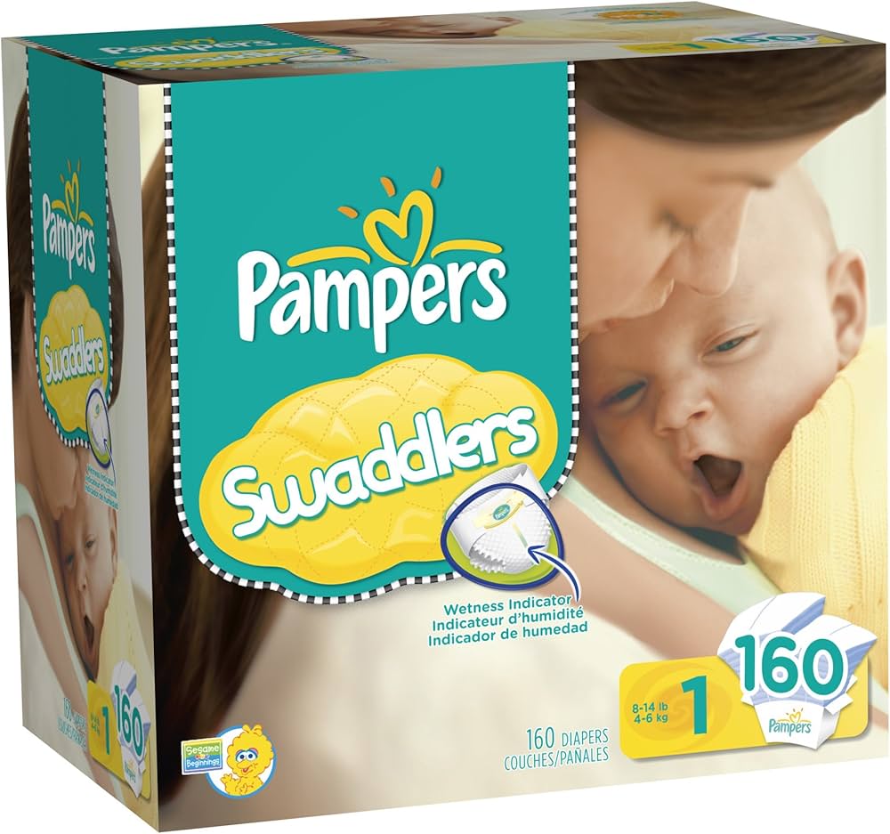 pampers big box size 1