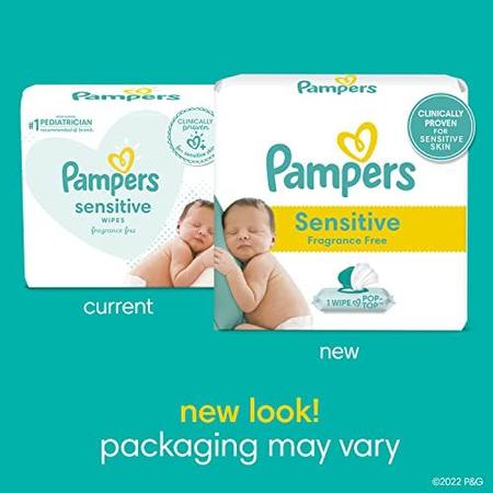 pampers box baby wipes