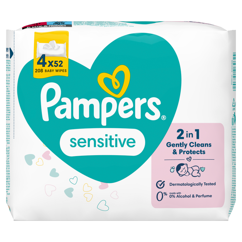 pampers chusteczki 220 szt