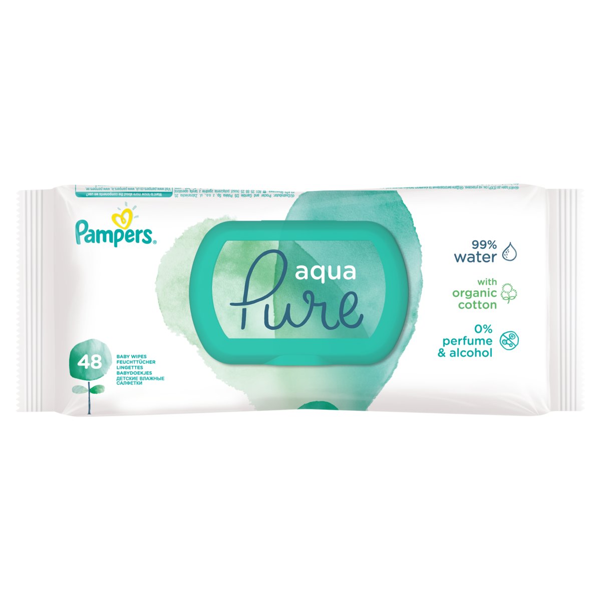 pampers chusteczki pure