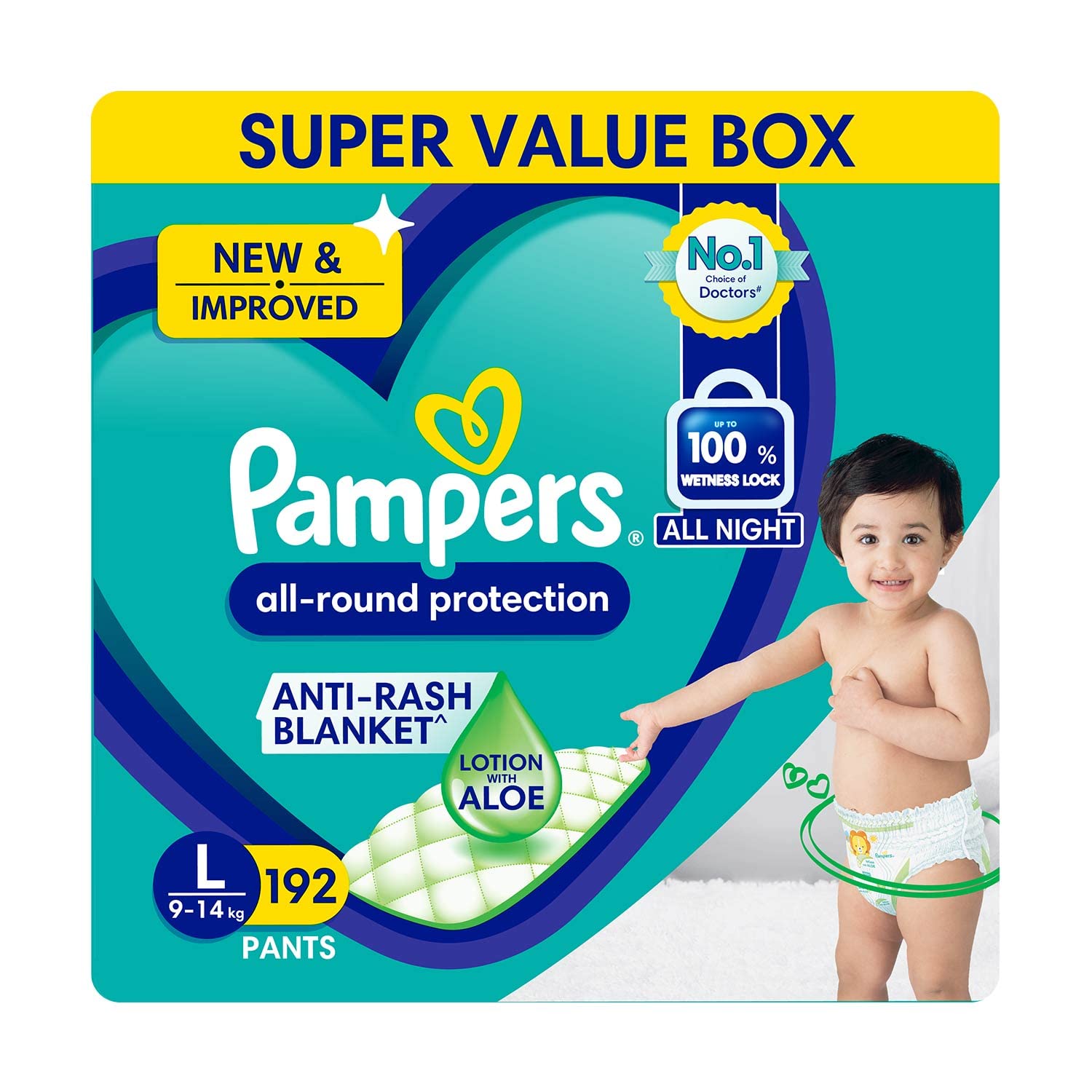 pampers diapers large