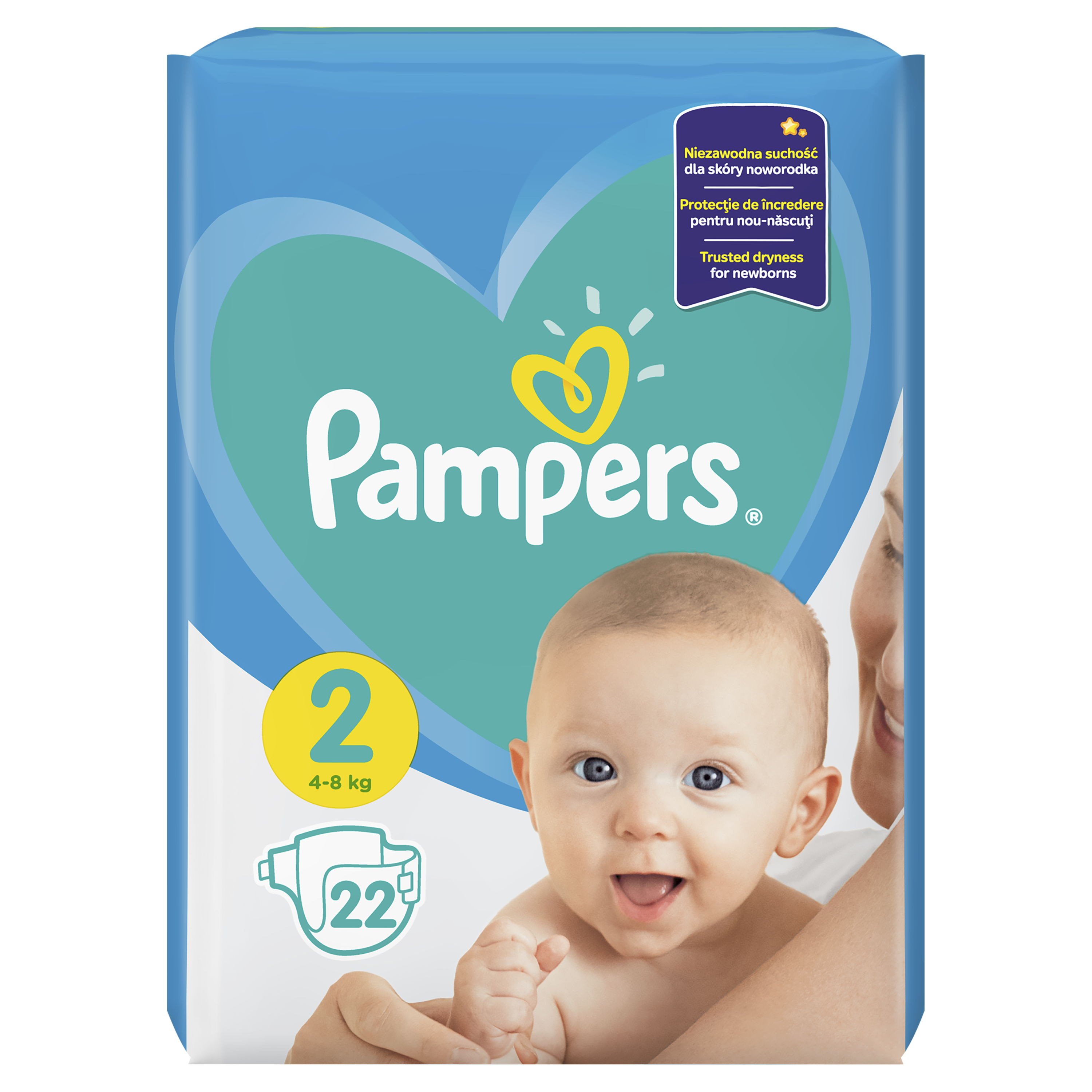 pampers dla noworodka mini new born