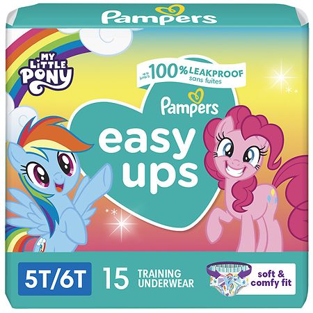 pampers easy ups girl size6