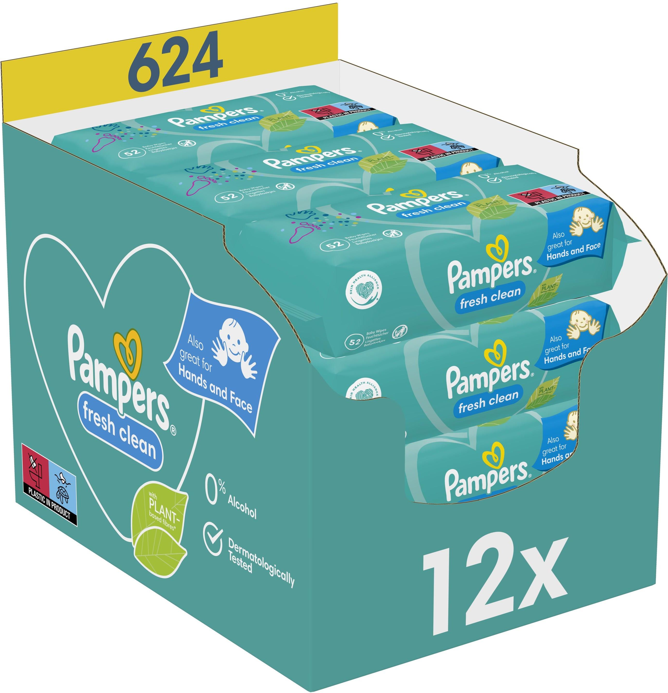 pampers fresh clean 12x64 szt ceneo