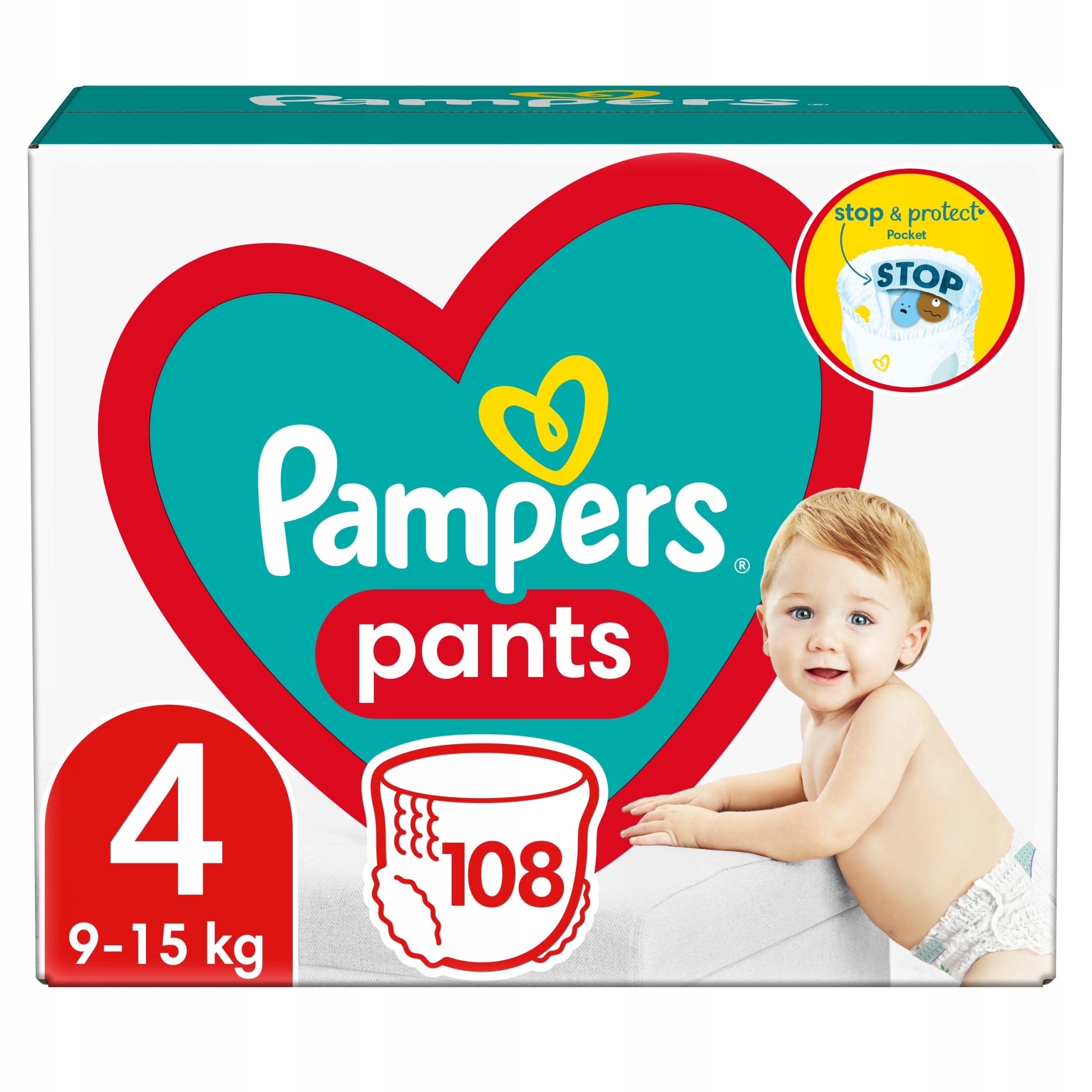 pampers giant pack 108 szt roz 3