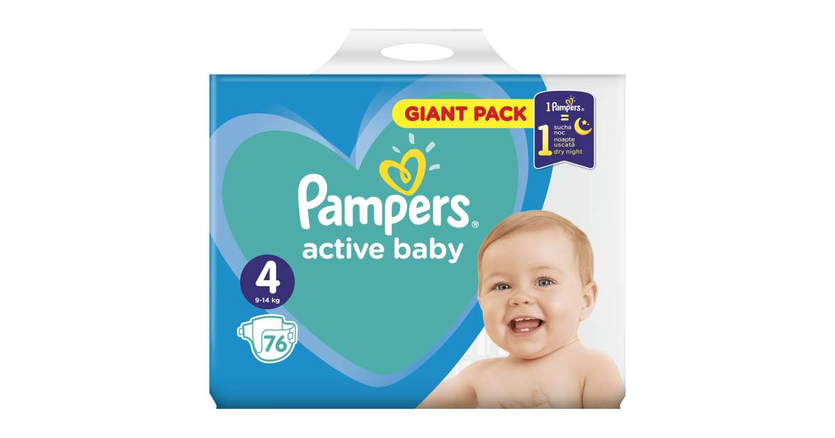 pampers giant pack 4