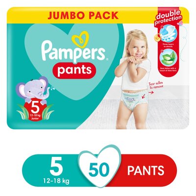 pampers jumbo pack size 5