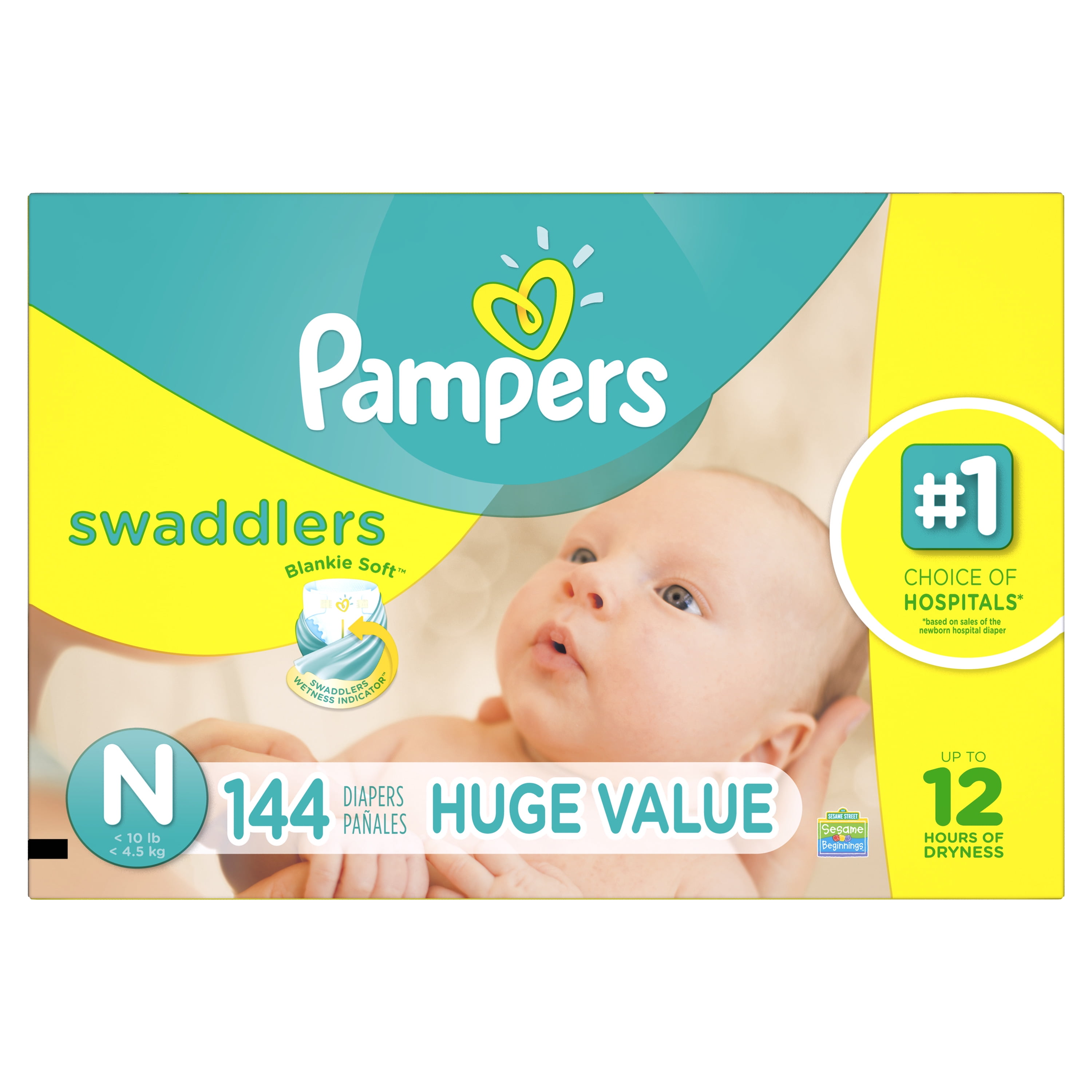 pampers mega pack 4-8 144