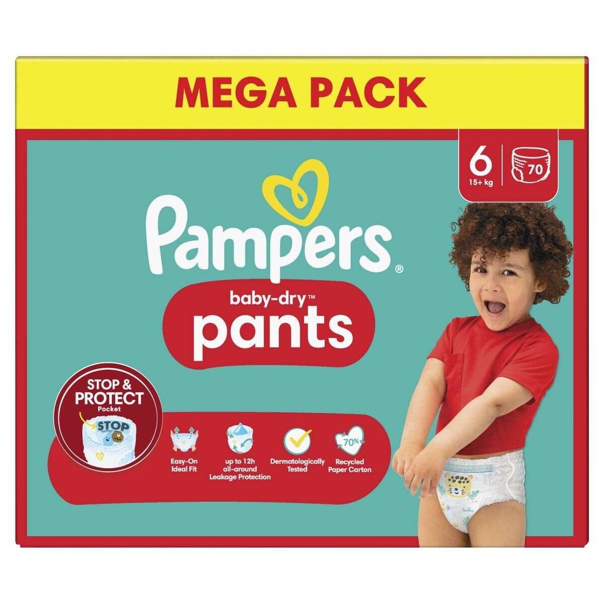 pampers mega paka beby-dry pants 4